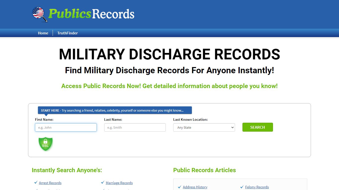 Find Military Discharge Records For Anyone Instantly!